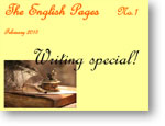 vodn strana kolskho asopisu The English Pages No.1  February 2015 - Writing special!