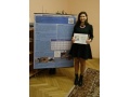 Emlia Beniaikov VI.D s diplomom za 1. miesto v krajskom kole biologickej olympidy - posterov as kategria B a svojm posterom