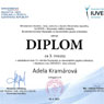 Diplom Adele Kramrovej za 3. miesto v celottnom kole Olympidy zo slovenskho jazyka a literatry v kategrii A