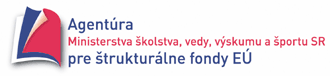 Agentúra Ministerstva školstva, vedy, výskumu a športu SR pre štrukturálne fondy EÚ - logo