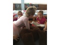 Škôlkari sa učia masáž srdca na plyšovom medveďovi